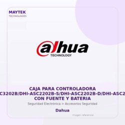 Dahua Controladora 2 Puertas POE 1000 Usuarios 3000 Huellas 5000 Tarjetas Admite Lectoras Bluetooth Incluye WEB Server 12 VDC
