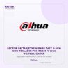 Dahua Lector de Tarjetas Mifare DIST 3-5CM con Teclado IP65 RS485 y W34 9-15VDC/100MA