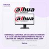 Dahua Terminal Control de Acceso Exterior 4.3" LCD con Reconocimiento Facial y Lector de Tarjeta Camara DUAL 2MP