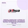 Dahua Terminal Standalone O Control de Acceso Interior Facial, T&A (basico), Rostros 3K/TARJETA 5K Antipassback P2P 2MP