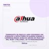 Dahua Torniquete de Pasillo LADO Izquierdo 304 Stainless 4 Detectores IR Alarma Sonora y Luminosa Brazo Acrilico Ancho de PASO