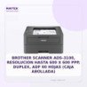 Brother Scanner Ads-3100, Resolucion Hasta 600 X 600 Ppp, Duplex, Adf 60 Hojas (caja Abollada)