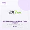 ZKTeco Barrera en Acero Inoxidable para SBT1000S