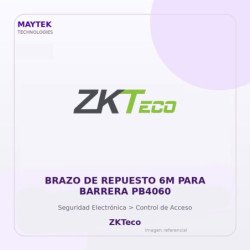ZKTeco Brazo de Repuesto 6M para Barrera PB4060