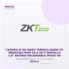 ZKTeco Camara IP de MANO Termica 80X60 PX Medicion TEMP 30 a 45°C Pantalla 2.8" Bateria Recargable Micro SD