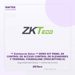 ZKTeco DEMO KIT Panel de Control de Acceso Control de Elevadores y Terminal Standalone (PROCAPTURE-X)