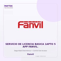Fanvil Servicio De Licencia Basica 1Apto 5 App Fanvil.