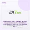 ZKTeco Dispositivo T&A y Control Acceso Facial Visible Light 500 Rostros 1000 Tarjetas ADMS, ID con Bateria