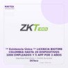 ZKTeco Licencia Biotime Colombia Hasta 20 Dispositivos 1000 Empleados y 5 APP por 3 AÑOS