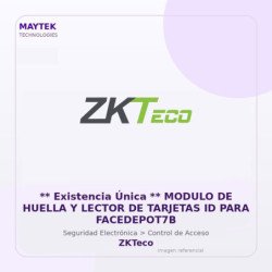 ZKTeco Modulo de Huella y Lector de Tarjetas ID para FACEDEPOT7B