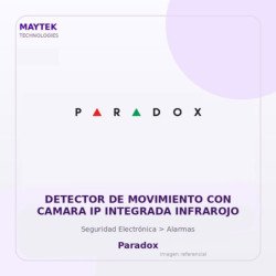 Paradox Detector De Movimiento Con Camara Ip Integrada Infrarojo