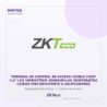 ZKTeco Terminal de Control de Acceso Visible Light 2,4" LCD 500ROSTROS 3000HUELLAS 3000TARJETAS 125KHZ IP65 Resistente a