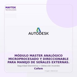 Cofem Módulo Master Analógico Microprocesado y Direccionable para Manejo de Señales Externas.