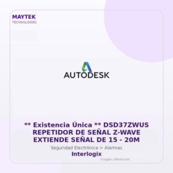 Gvs Security ** Existencia Única ** Dsd37Zwus Repetidor De Señal Z-Wave Extiende Señal De 15 - 20M