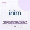 Inim Fuente de Alimentación de 24V y 1,5A con Gabinete INIM, CE, Soporta 2 Baterias, Soporta Hasta 30 Sirenas Estroboscopicas