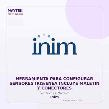 Inim Herramienta para Configurar Sensores IRIS/ENEA Incluye Maletin y Conectores
