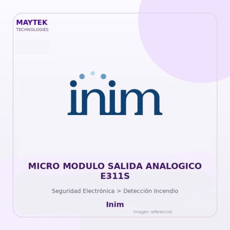 Inim Micro Modulo Salida Analogico E311S
