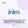 Inim Modulo Expansor de 8 Zonas para Panel PREVIDIA-MICRO-MSR + 6 Terminales + 1 I/O Convencional