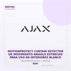 Gvs Security Motionprotect Curtain Detector De Movimiento Ángulo Estrecho Para Uso En Interiores Blanco