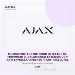 Gvs Security Motionprotect Outdoor Detector De Movimiento Inalambrico Exterior Con Anti Enmascaramiento Y Anti Mascotas