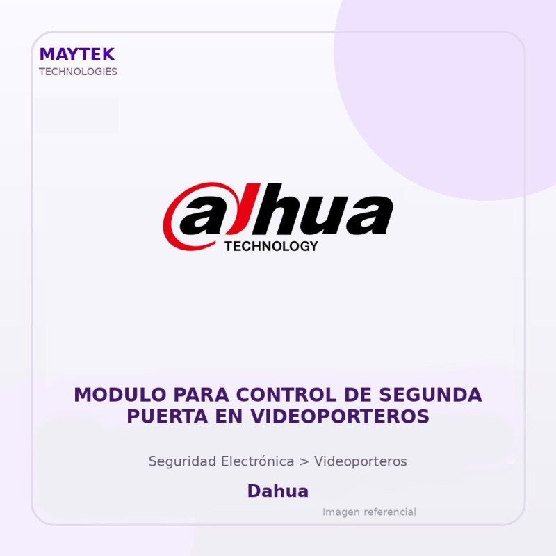 Dahua Modulo para Control de Segunda Puerta en Videoporteros