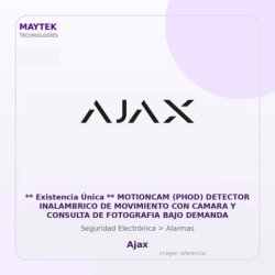 Gvs Security ** Existencia Única ** Motioncam (Phod) Detector Inalambrico De Movimiento Con Camara Y Consulta De Fotografia Baj