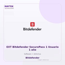 EXT Bitdefender SecurePass 1 Usuario 1 año