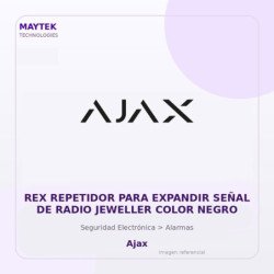 Gvs Security Rex Repetidor Para Expandir Señal De Radio Jeweller Color Negro
