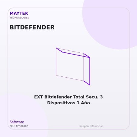 EXT Bitdefender Total Security 3 Dispositivos