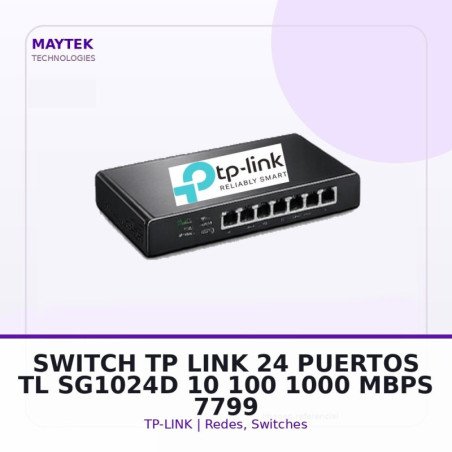 Tp-link Switch Tp-link 24 Puertos Tl-sg1024d 10/100/1000 MBPS