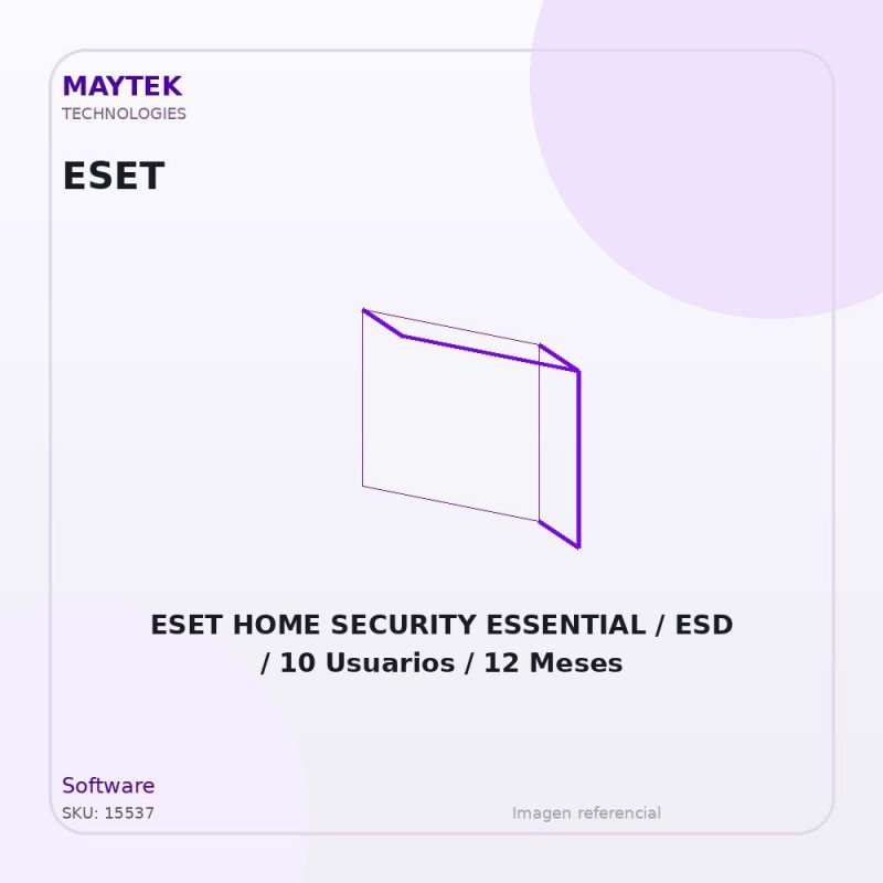 ESET HOME SECURITY ESSENTIAL / ESD / 10 Usuarios / 12 Meses