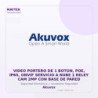 Akuvox Video Portero De 1 Boton, POE, Ip65, Onvif Servicio A Nube 1 Reley Cam 2Mp Con Base De Pared
