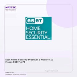 ESET HOME Security Premium 1 Usaurio 12 Meses ESD