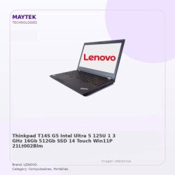 Lenovo THINKPAD T14S G5 INTEL ULTRA 5 125U(1,3 GHz)16GB-512GB SSD-14"-TOUCH-W11P