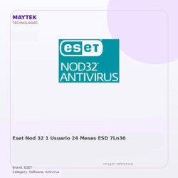 ESET NOD 32 1 Usuario 24 Meses | ESD