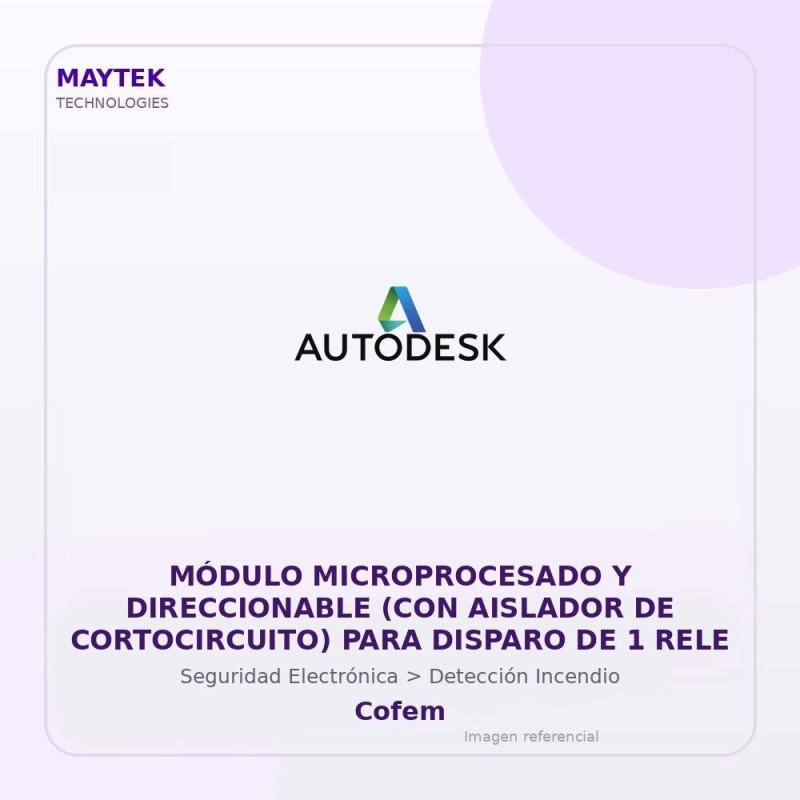 Gvs Security Módulo Microprocesado Y Direccionable (Con Aislador De Cortocircuito) Para Disparo De 1 Rele
