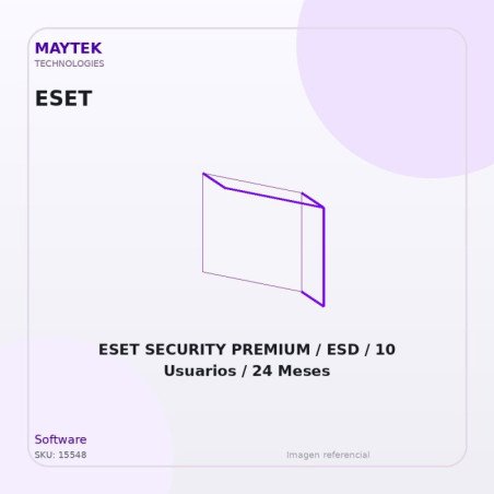 ESET SECURITY PREMIUM / ESD / 10 Usuarios / 24 Meses