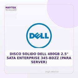 Dell Disco Solido Dell 480gb 2.5" Sata Enterprise 345-bdzz (para Server)