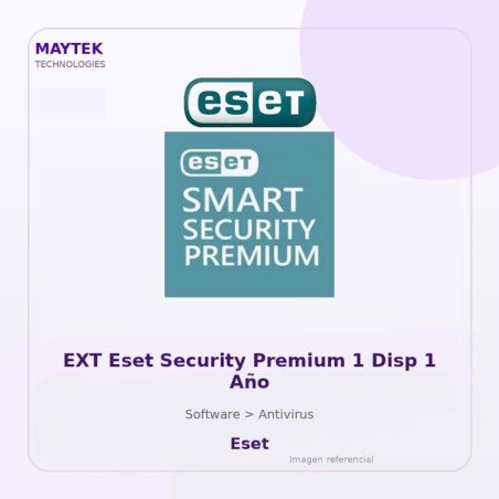 EXT Eset Security Premium 1 Disp 1 Año $