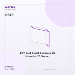 EXT Eset Small Business 25 Usuarios 25 Server $ 1