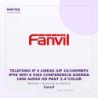 Fanvil Telefono Ip 4 Lineas Sip 10/100Mbps Ipv6 WiFi 6 Vias Conferencia Agenda 1000 Audio Hd Pant 2.4"Color
