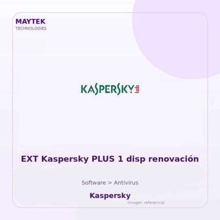EXT Kaspersky PLUS 1 disp renovación