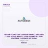 Gvs Security Ups Interactiva 1000Va 480W 3 Salidas 120V Reguladas Y Con Respaldo Por Bateria 1 Bypass Us Plug