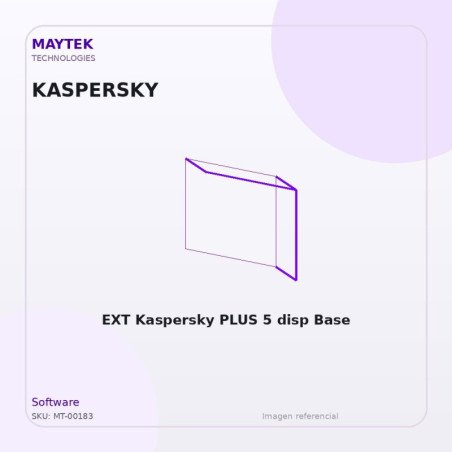 EXT Kaspersky PLUS 5 disp Base