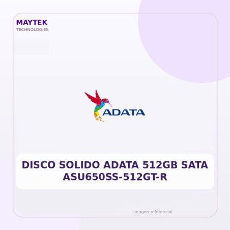 Adata Disco Solido Adata 512gb Sata Asu650ss-512gt-r