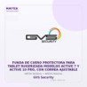 Gvs Security Funda De Cuero Protectora Para Tablet Rugerizada Modelos Active 7 Y Active 10 Pro, Con Correa Ajustable
