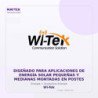 Wi-Tek Diseñado Para Aplicaciones De Energía Solar Pequeñas Y Medianas Montadas En Postes