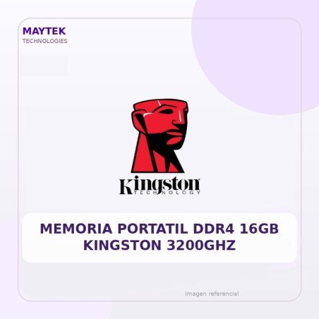 Kingston Memoria Portatil DDR4 16GB Kingston 3200ghz