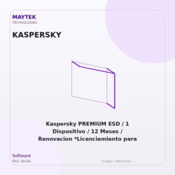 Kaspersky PREMIUM ESD / 1 Dispositivo / 12 Meses / Renovacion *Licenciamiento para Colombia* (KL1047DDAFR)