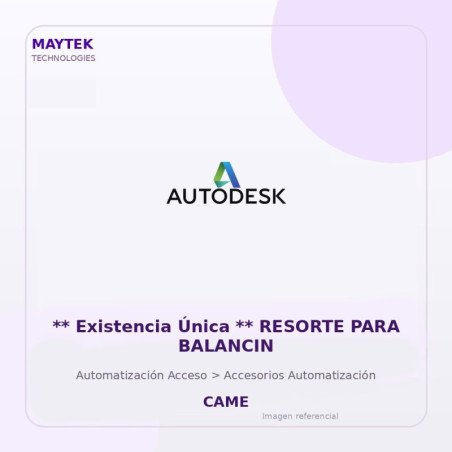 Gvs Security ** Existencia Única ** Resorte Para Balancin